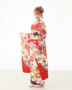 販売 古典柄振袖 C30335