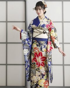 レンタル モダン柄振袖 FS-490
